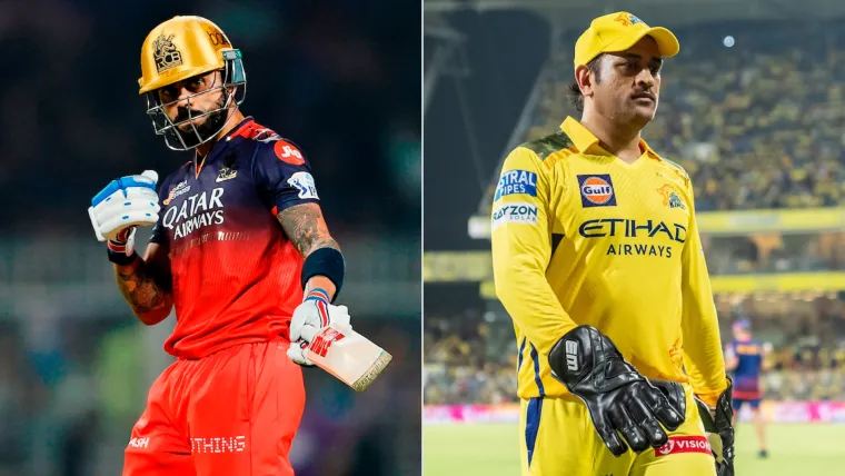 Chennai Super Kings Vs Royal Challengers Bengaluru Timeline